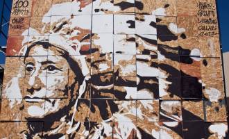 native american mural